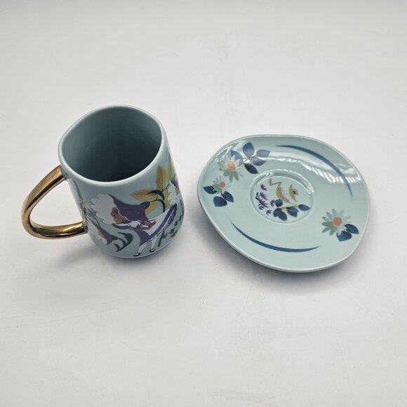 Disney Alice in Wonderland Mary Blair Teacup & Saucer Set Replacement 6.8 oz - Picture 7 of 12